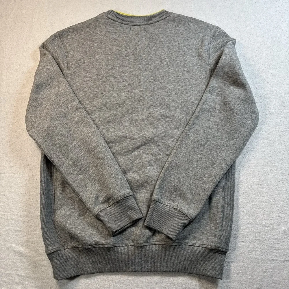 Hurley Long Sleeve Sweatshirt Mens Size Small Gray Crew Neck